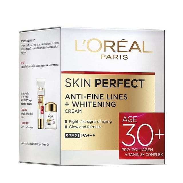 Loreal Paris Skin Perfect Anti Fine Lines and Whitening spf 21